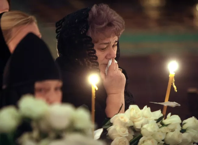 Церемония прощания с патриархом Московским и всея Руси Алексием II