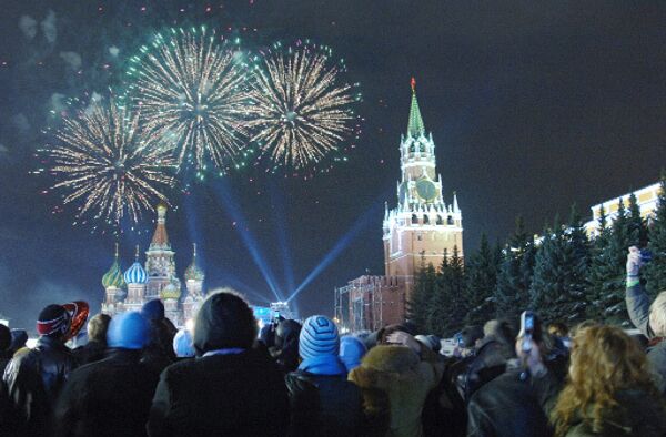 Встреча Нового Года на Красной площади