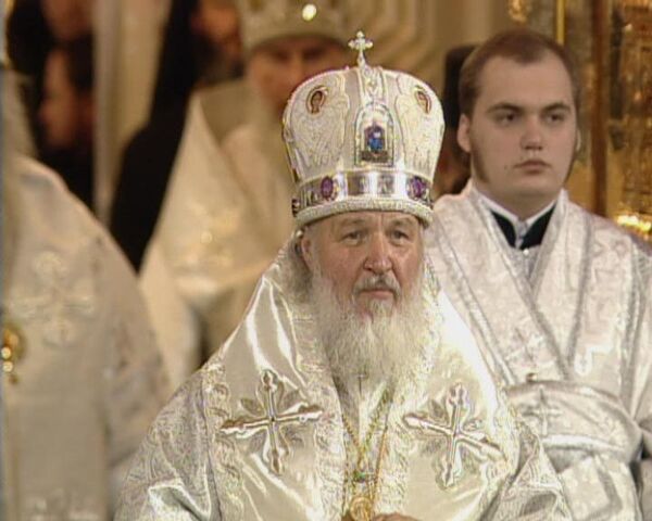 Речь митрополита Кирилла на литургии у гроба Алексия II