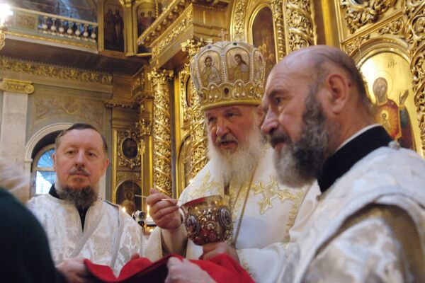 Литургия и панихида на девятый день после кончины патриарха Московского и всея Руси Алексия II