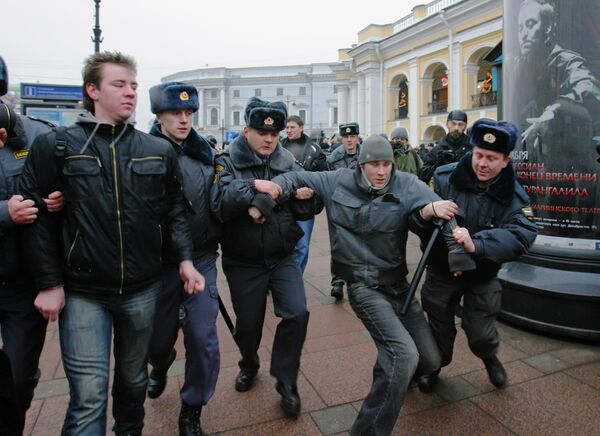 «Марш несогласных» в Санкт-Петербурге