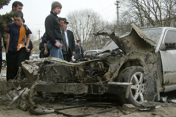 Подрыв автомобиля в Ингушетии
