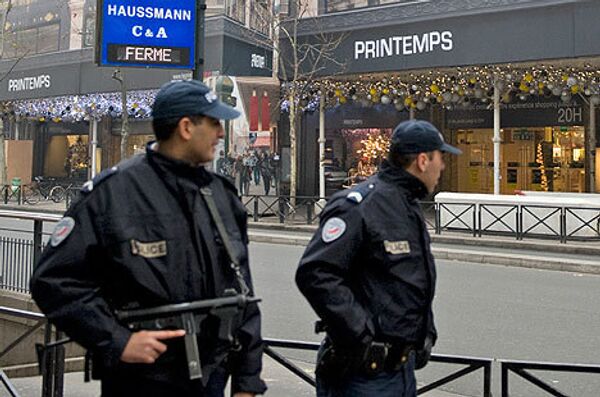 Взрыв в галерее Printemps на бульваре Осман в Париже