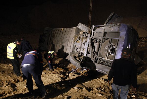 Авария автобуса с российскими туристами в Израиле