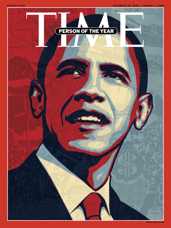 Журнал Time с Бараком Обамой на обложке