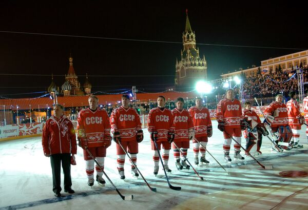 Хоккей на Красной площади