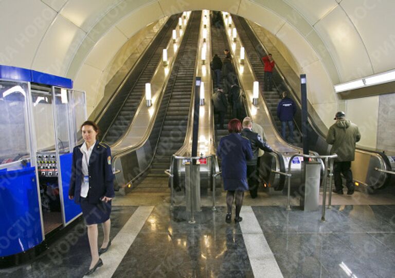 Новая станция Санкт-Петербургского метрополитена Волковская открылась в Купчино