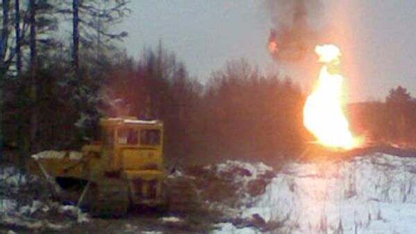 Взрыв газопровода в Ленинградской области 24 декабря.