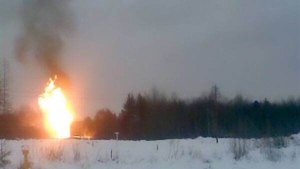 Взрыв газопровода в Ленинградской области 24 декабря.