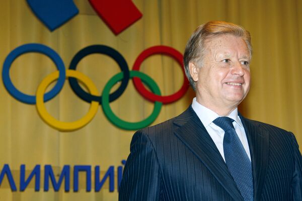 Леонид Тягачев на ежегодном заседании Олимпийского собрания