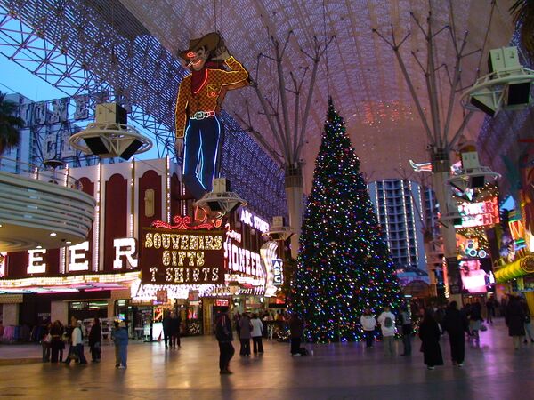 Игорная столица мира Лас-Вегас встречает Новый год