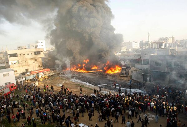 Израиль атаковал сектор Газа