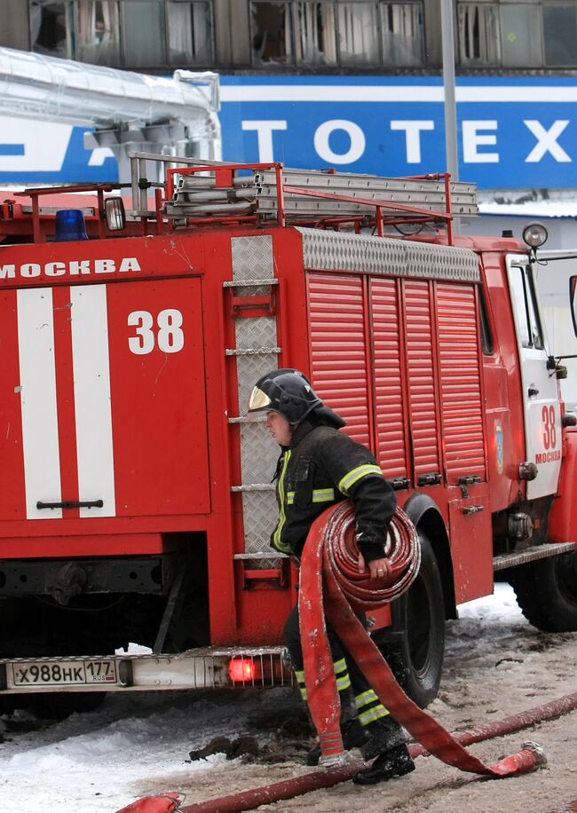 Пожар в центре Москвы ликвидирован