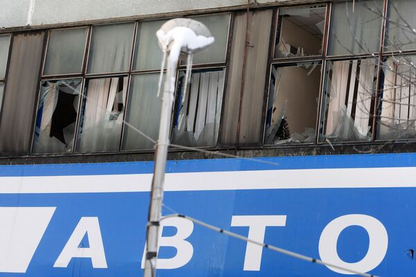 На месте пожара, произошедшего в общежитии на улице Кульнева