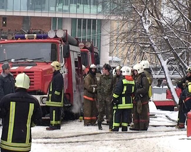 На месте пожара. Архив