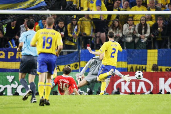 Футбол. ЧЕ-2008. Россия - Швеция