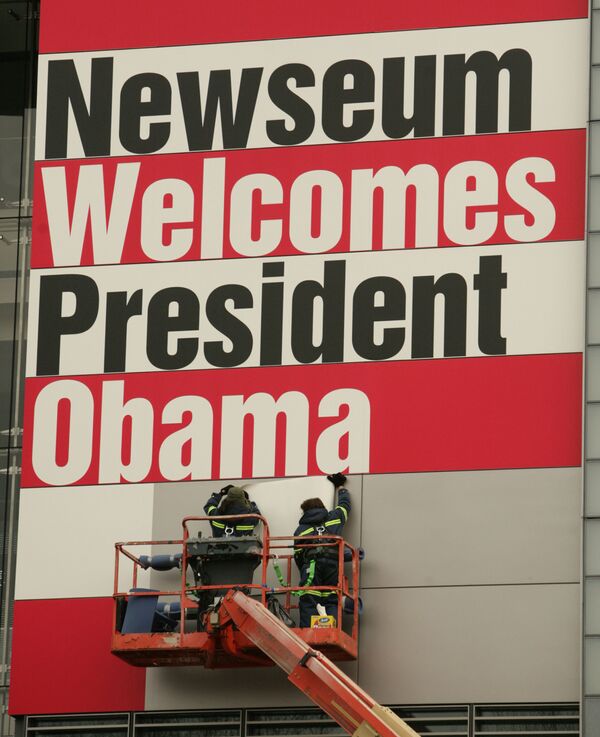 Подготовка к инаугурации нового президента США Барака Обамы