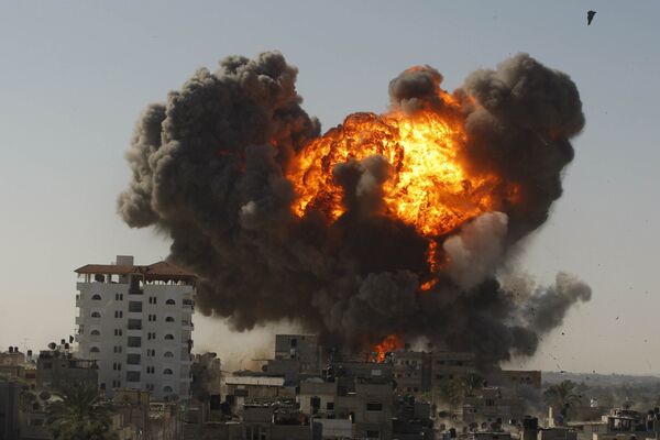 Израильские бомбардировки палестинского города Рафах