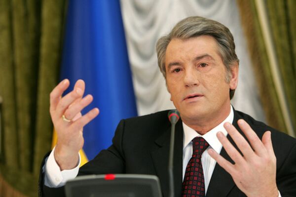 Президент Украины Виктор Ющенко. Архив