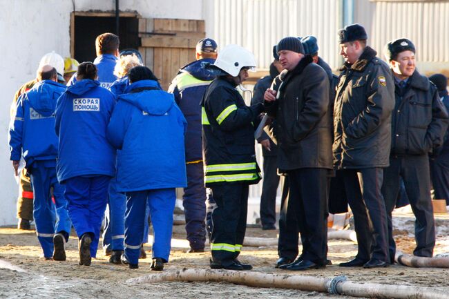 Пожар в строящихся подземных гаражах юго-востоке Москвы ликвидирован