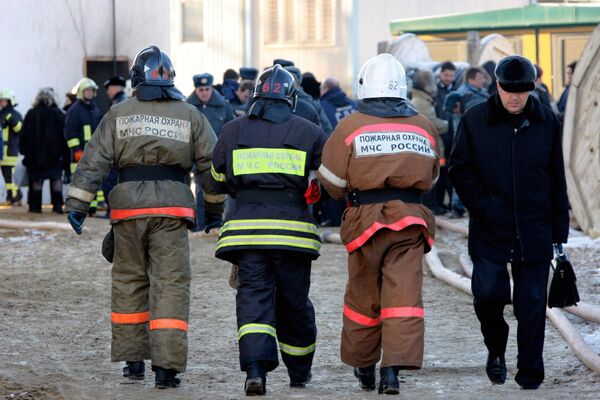 Пожар произошел в гимназии в Ростовской области