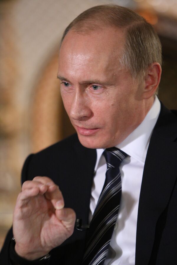 Премьер-министр РФ Владимир Путин дал интервью немецкому телеканалу ARD