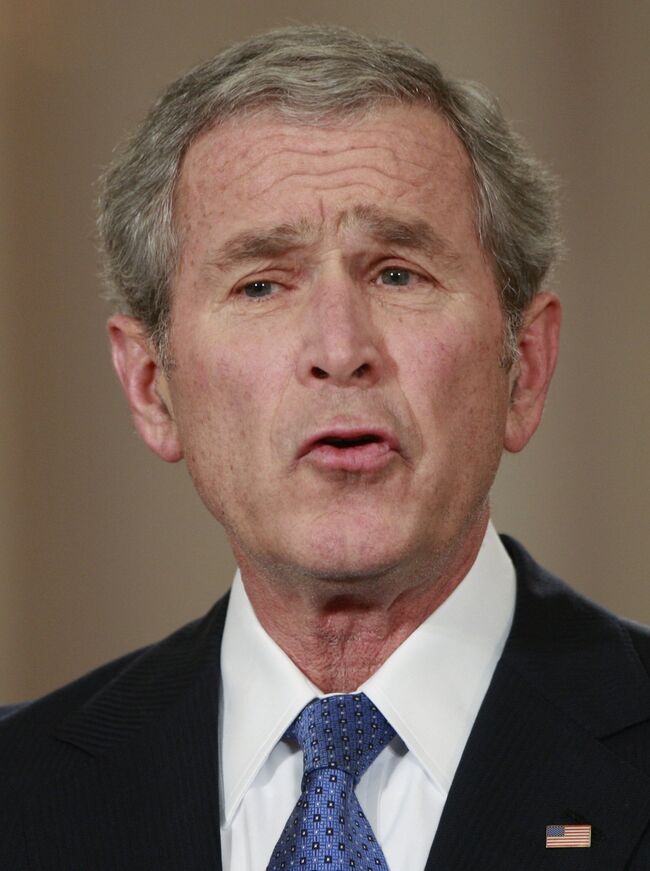 Президент США Джордж Буш выступил с прощальным телеобращением к стране