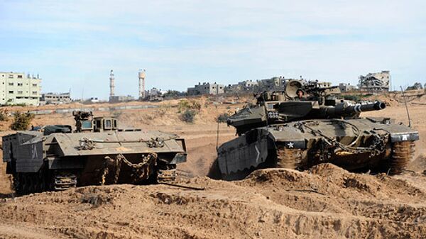 Израильские войска в секторе Газа