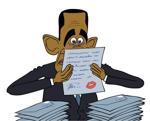Теперь любой читатель имеет возможность отправить письмо новому, 44-му, президенту США Бараку Обаме