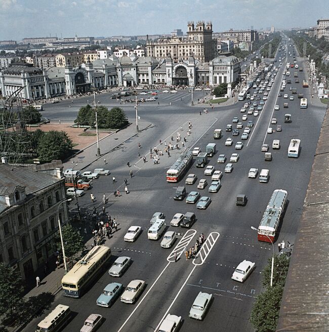 Ленинградский проспект в Москве