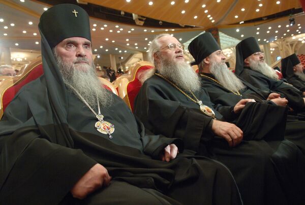 Архиерейский собор Русской православной церкви проходит в храме Христа Спасителя