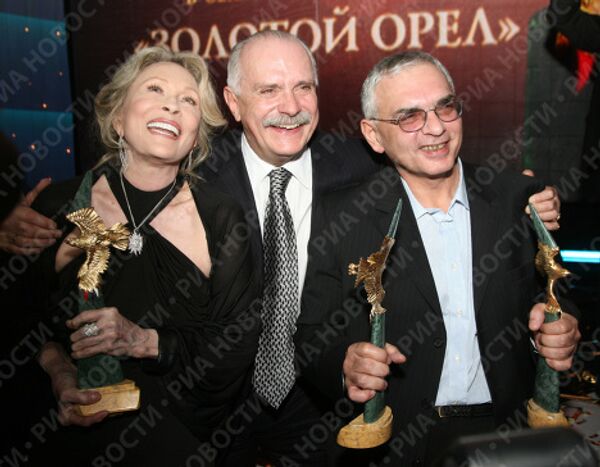 VII торжественная церемония вручения Национальной премии в области кинематографии Золотой орел прошла в Москве