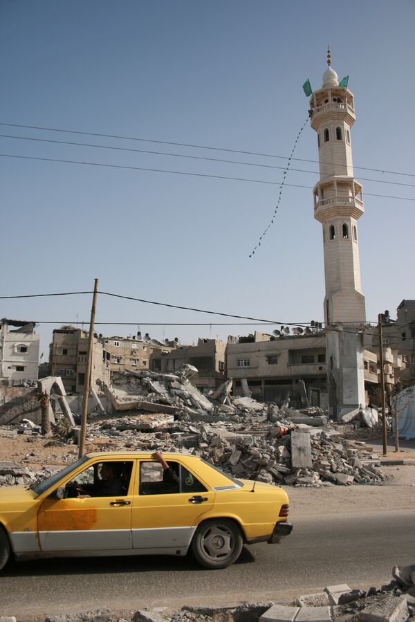 Палестинская полиция разминировала бомбу у здания Аль-Джазиры в Газе