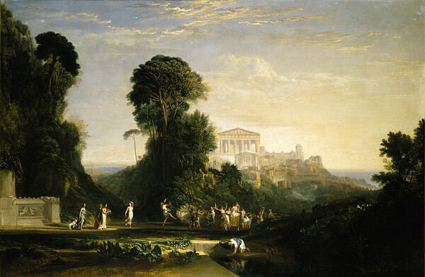 Картина Уильяма Тернера Храм Юпитера