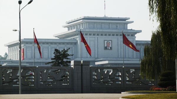 Мавзолей Ким Ир Сена в Пхеньяне