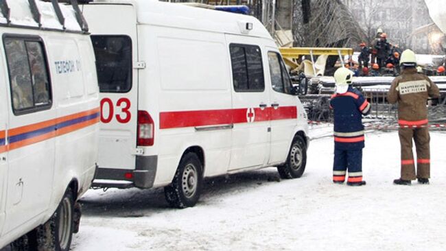 На месте обрушения. Архив