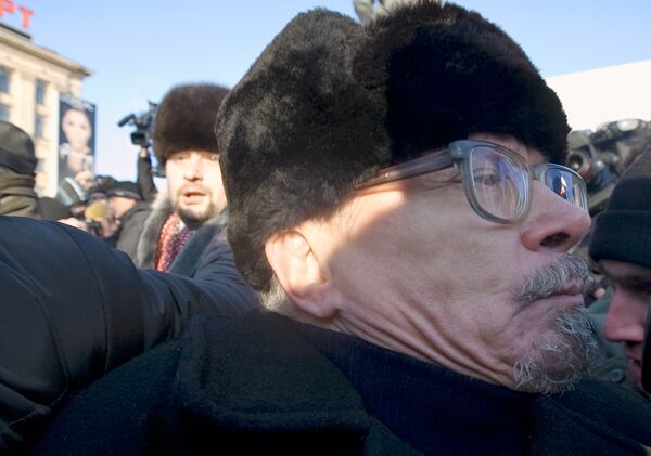 В центре Москвы задержан лидер национал-большевиков Эдуард Лимонов