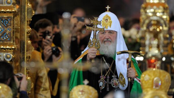 Церемония интронизации Патриарха Московского и всея Руси Кирилла