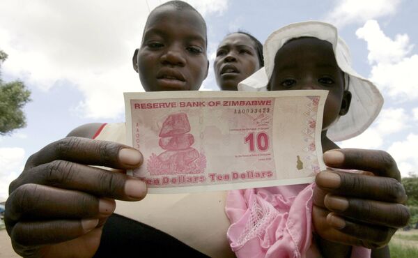 10 зимбабвийских долларов нового образца