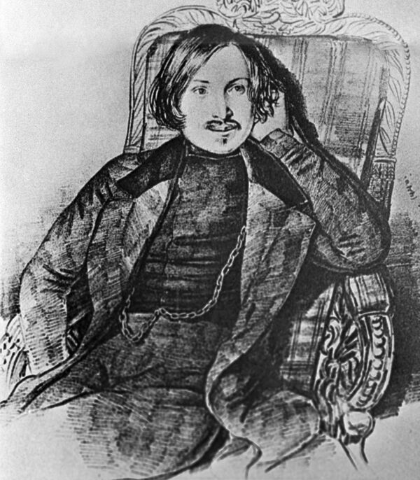 Рисунок художника Карла Мазера Гоголь