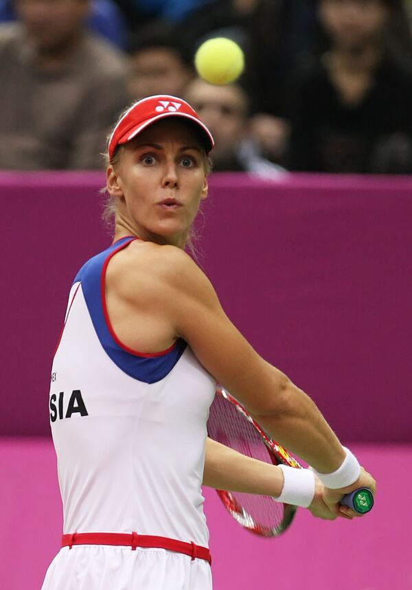 Российская теннисистка Елена Дементьева