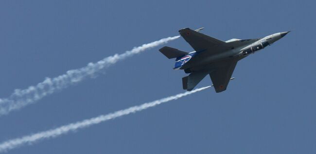 Истребитель МиГ-35 на Aero India-2009 в Бангалоре