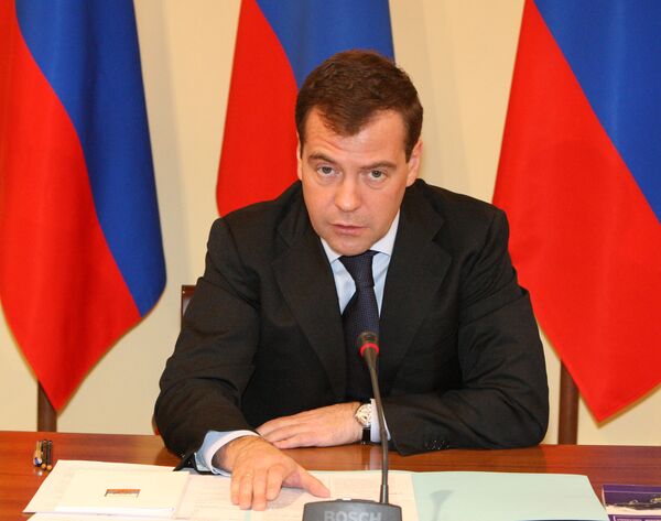 Медведев проведет в Архангельске заседание президиума Госсовета
