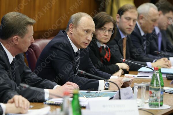 Премьер-министр РФ Владимир Путин провел заседание Совета генеральных и главных конструкторов