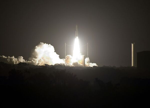Запуск  Ракеты-носителя Ariane-5