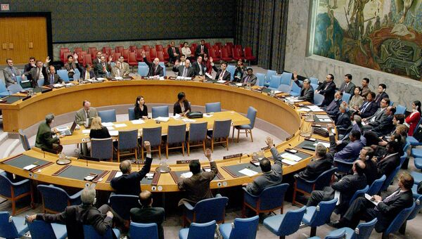 Заседание Совета Безопасности ООН. Архив