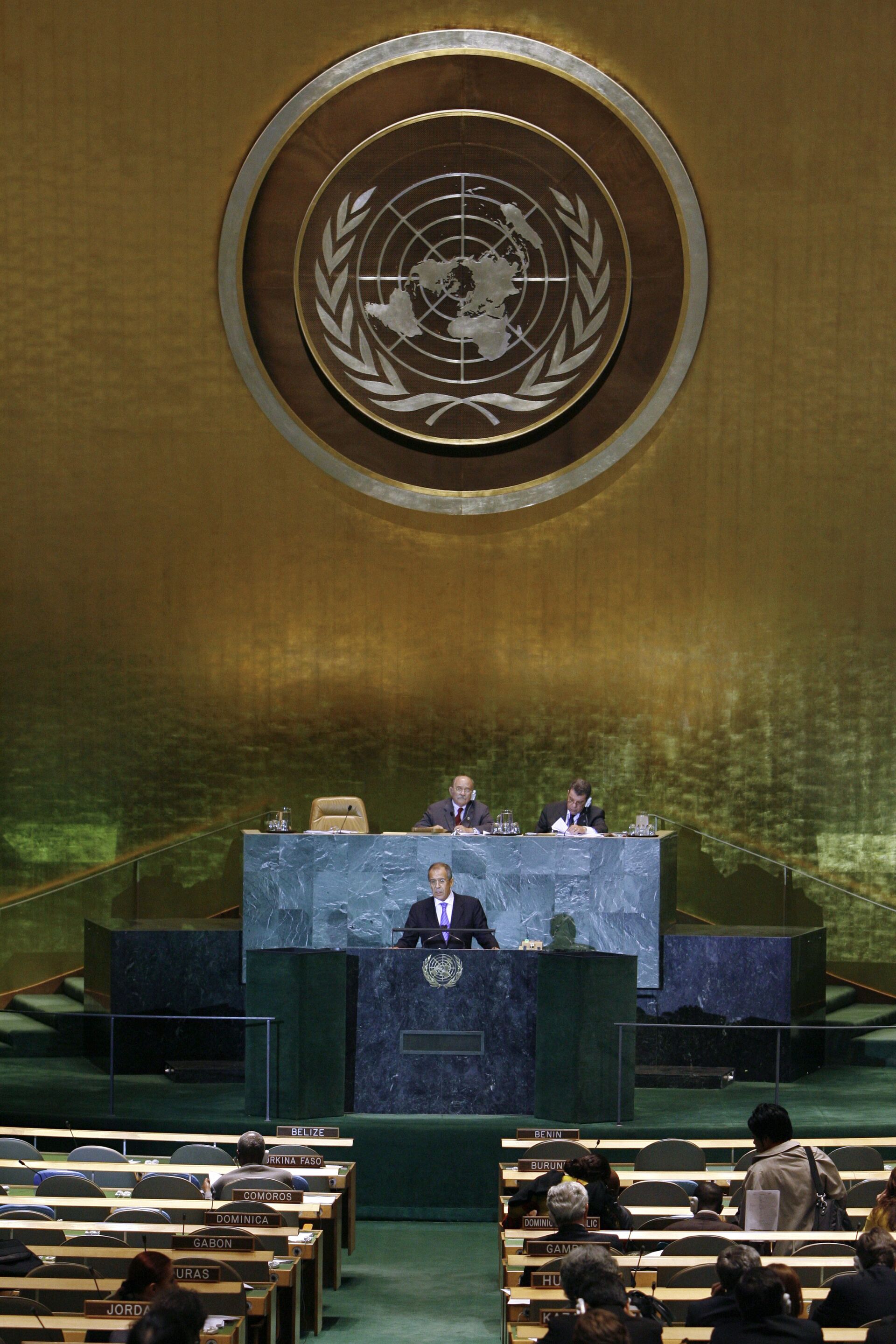 Выступление министра иностранных дел России Сергея Лаврова на 63-й Генеральной ассамблее ООН Выступление министра иностранных дел России Сергея Лаврова на 63-й Генеральной ассамблее ООН - РИА Новости, 1920, 21.08.2025