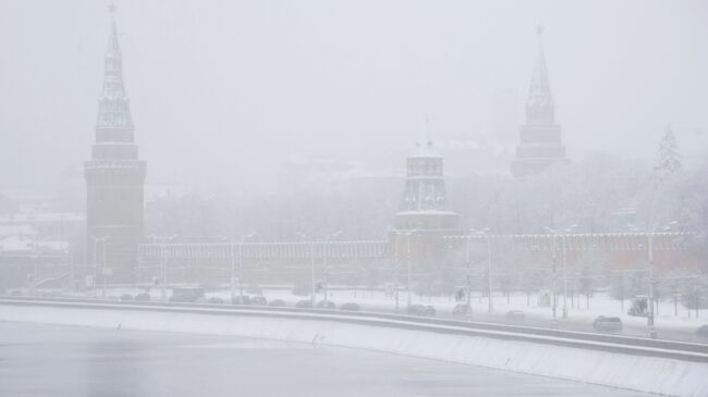 Снегопад в Москве