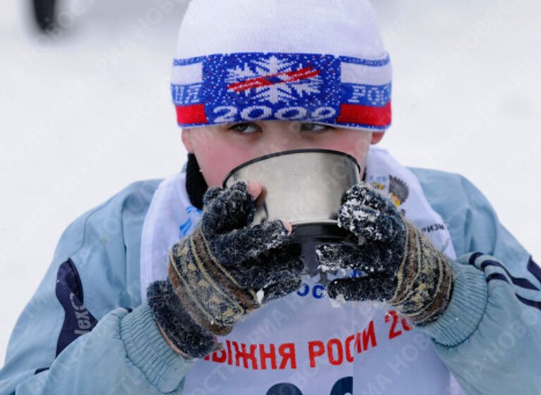 Гонка Лыжня России-2009 в Великом Новгороде