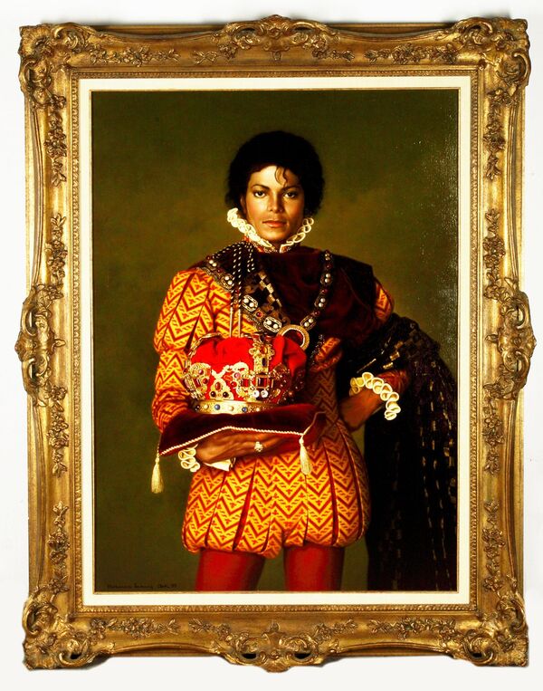 Портрет Майкла Джексона художника Нормана Оака